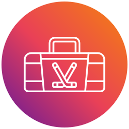 Sport bag icon