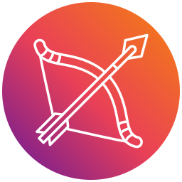 Bow and arrow icon