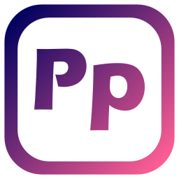 文字p icon