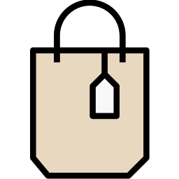 sac de magasin Icône