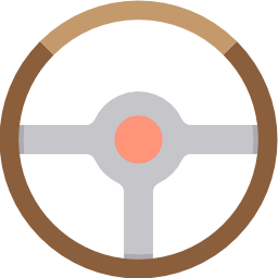 Steering wheel icon