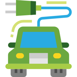 Electric car icon