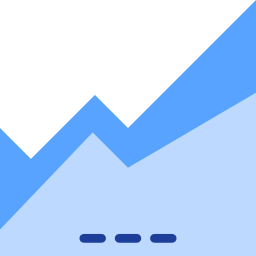 gráfico de área icono