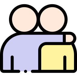 Two friends icon