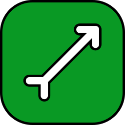 Diagonal arrow icon