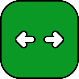 Left and right arrows icon