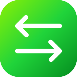 Left and right arrows icon