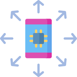 sensor acelerómetro icono