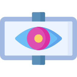 escáner de retina icono