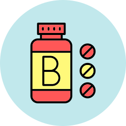 vitamina b icona