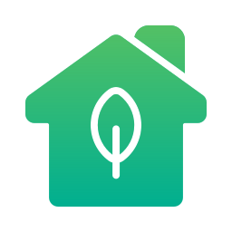 hogar ecológico icono