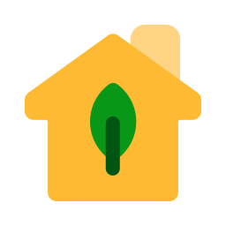 hogar ecológico icono