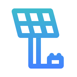 Solar panel icon