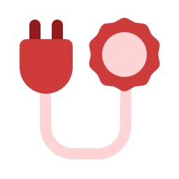 Solar plug icon