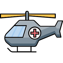 helicóptero médico Ícone