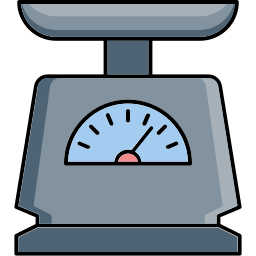 Weight scale icon