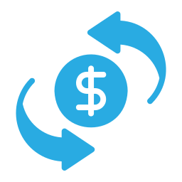 Money exchange icon