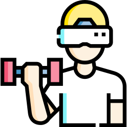 virtual reality-fitness icoon