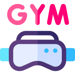Virtual gym icon