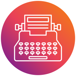 Typewriter icon