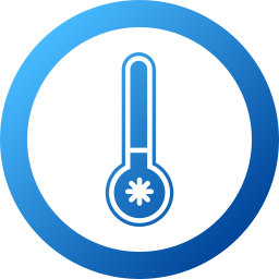 temperatura fria Ícone