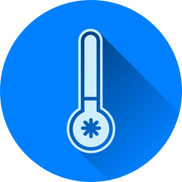 Cold temperature icon