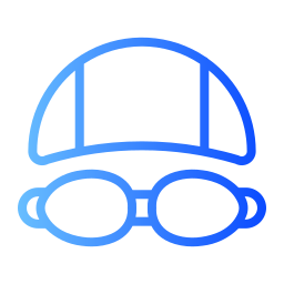 Swimming cap icon