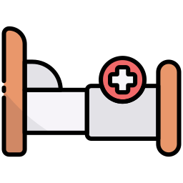 Hospital bed icon