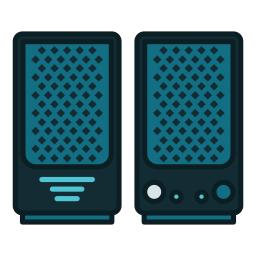 Portable speaker icon