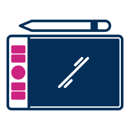 Drawing pad icon