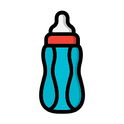 Baby bottle icon