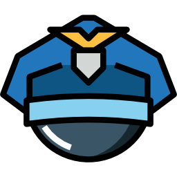 Police cap icon