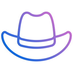 sombrero de verano icono