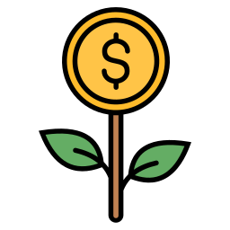Money tree icon