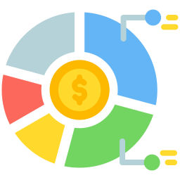 cuota de mercado icono