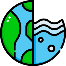 World oceans day icon