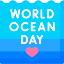 Всемирный день океанов иконка