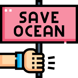 Save ocean icon