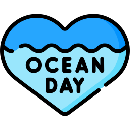 World oceans day icon