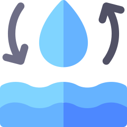 Water cycle icon