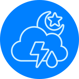 Cloudy night icon