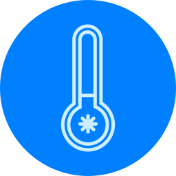 Cold temperature icon