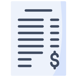 Receipt icon