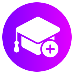 gorro de graduación icono