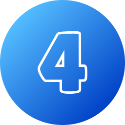 Number 4 icon