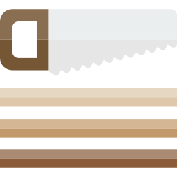 Wood cutter icon