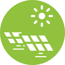 Solar energy icon