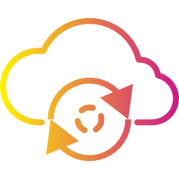 Computing cloud icon