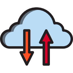 computación en la nube icono