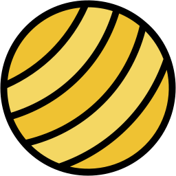 Yoga ball icon